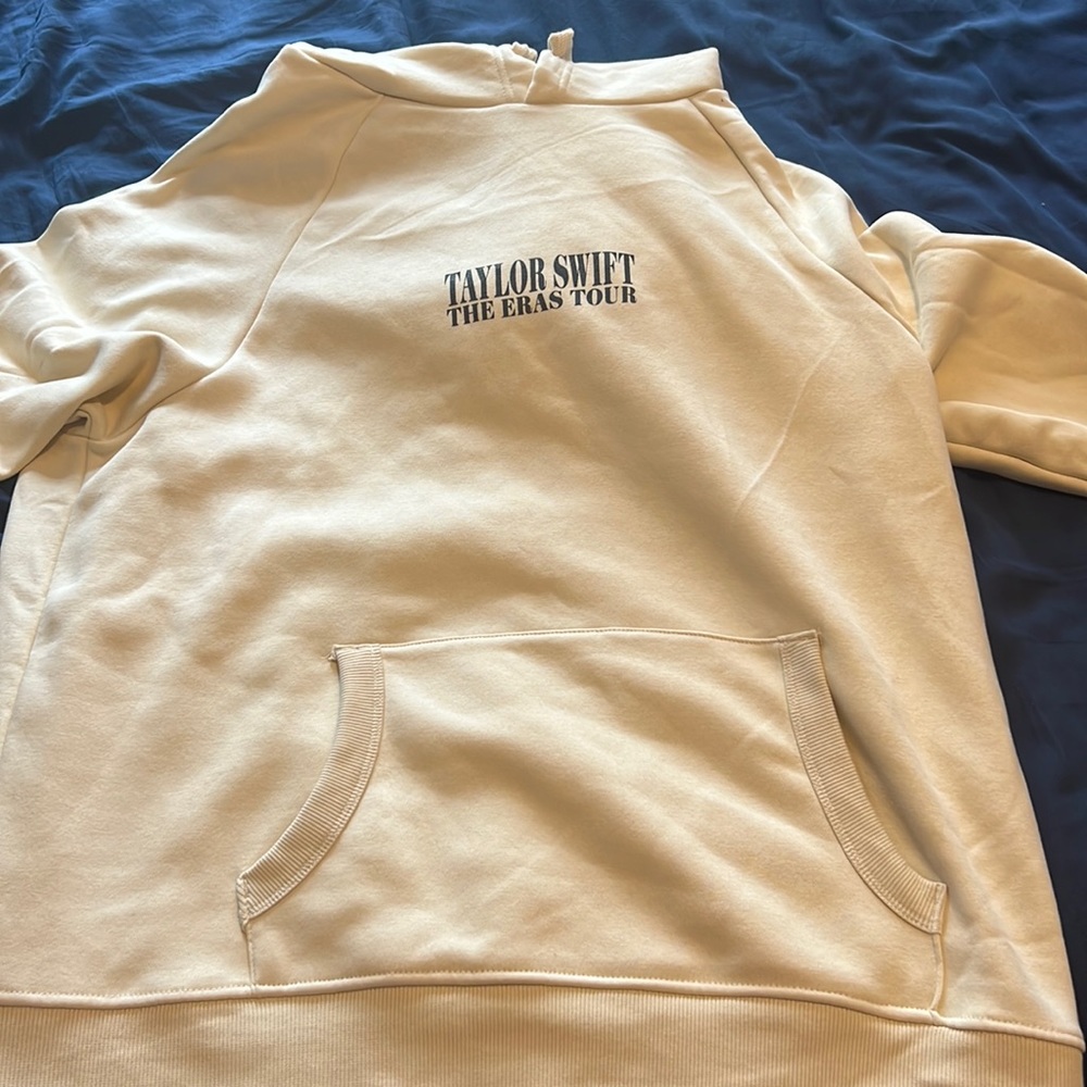 TRADE FOR MEDIUM!! Eras Tour Merch Beige Sweatshirt Size L